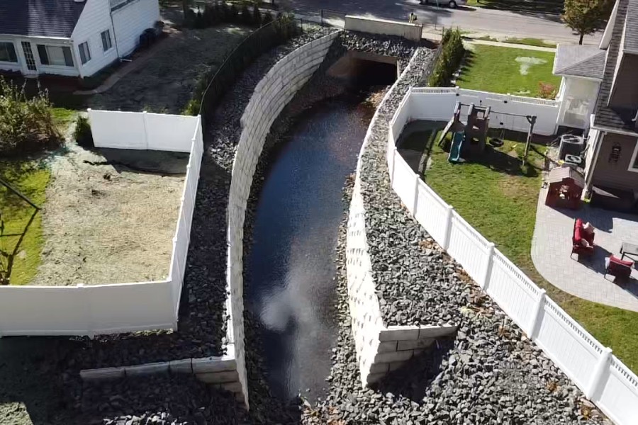 Municipal civil engineering firm in NJ completes drainage improvements.